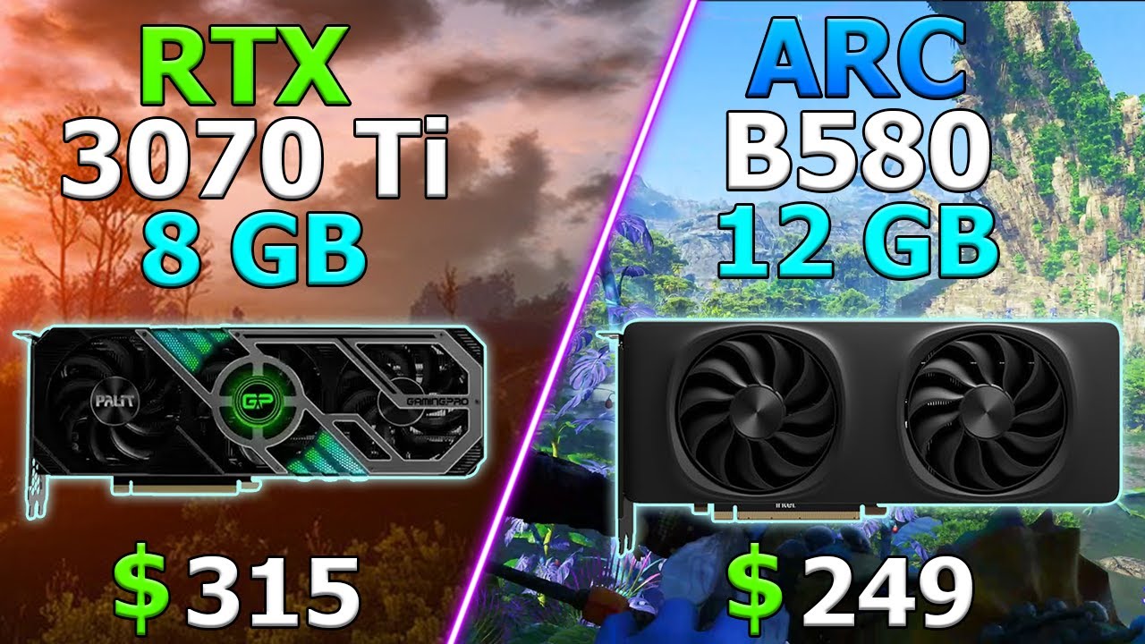 New ARC B580 vs RTX 3070 Ti - Test in 10 Games - YouTube