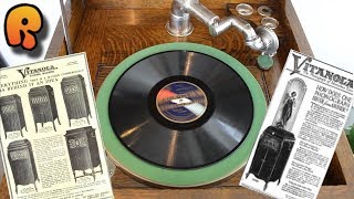 1917 Vitanola Phonograph!  Record-ology!
