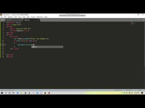 Multiple Table in JavaScript