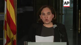 Barcelona mayor calls for cooling of Catalan independence tensions
