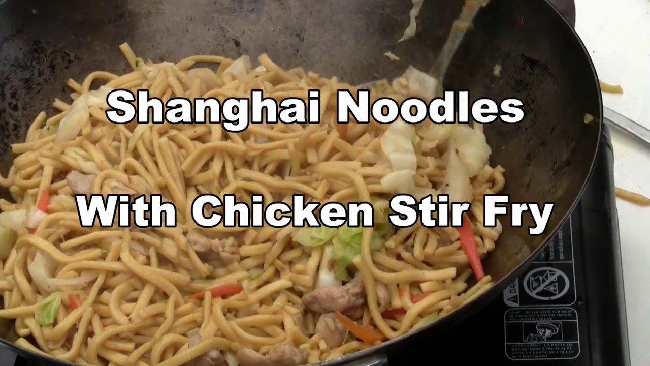 5 Tips For Outdoor Chinese Cooking (Shanghai Noodles With Chicken Stir