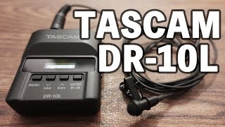 TASCAM（タスカム） DR-10Lがすばらしい！人気のピンマイク付きレコーダー