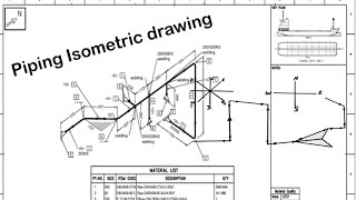 Piping isometric drawing Double Rolling | wire Bending #pipefittertraining #drawing