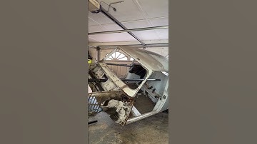 Mini is on the rotisserie #classicmini #minivlog #rust #restoration #automobile