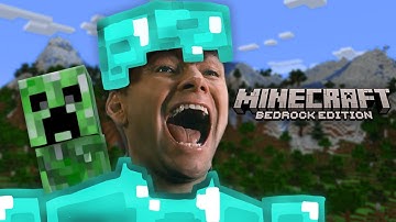Minecraft Bedrock BROKE Me... (Java Players try Bedrock Edition)