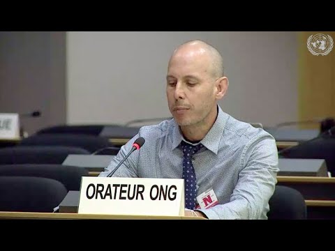 Así intervino Ariel Ruiz Urquiola en la ONU, interrumpido por el régimen cubano