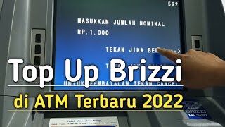 Cara Isi saldo Brizzi di ATM