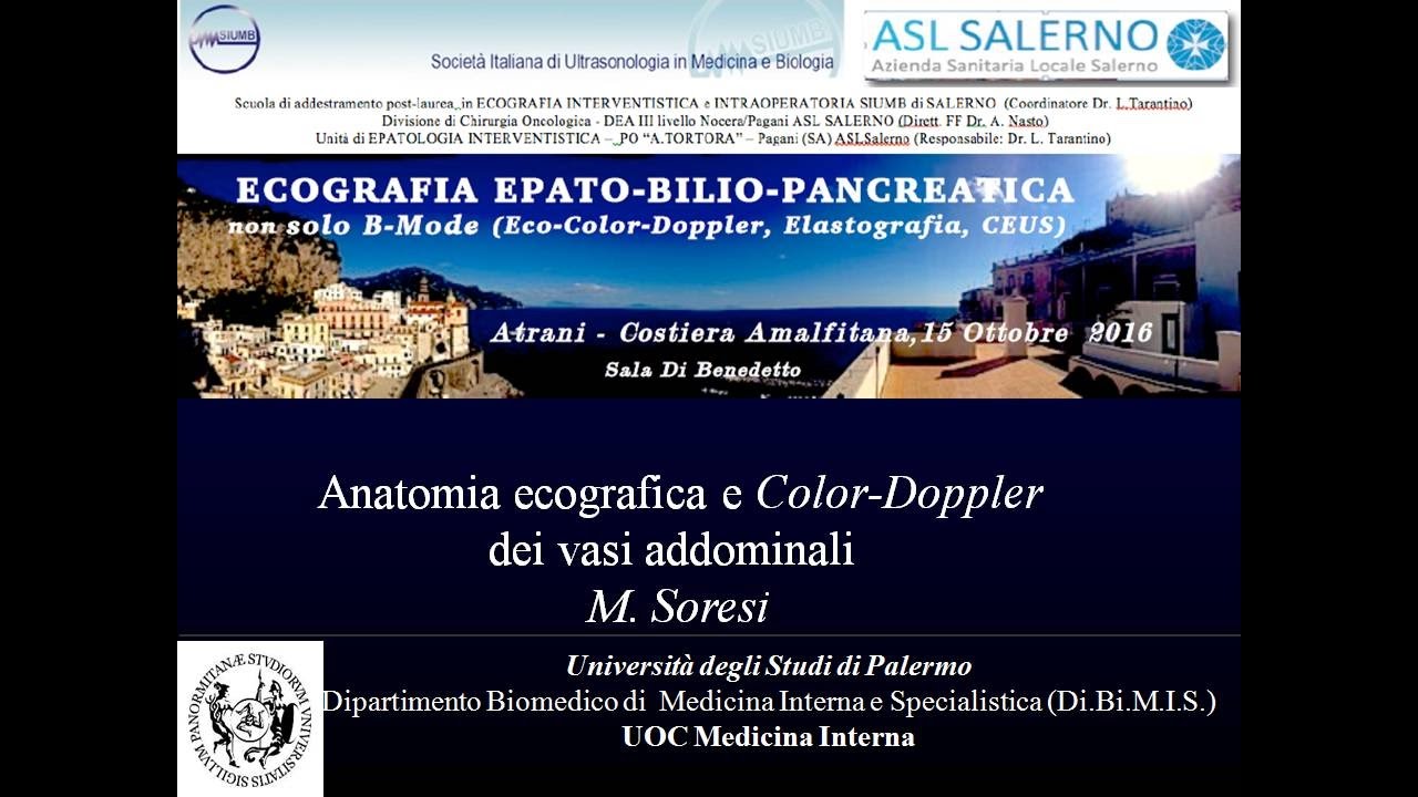 Eco-Color-Doppler dei vasi addominali