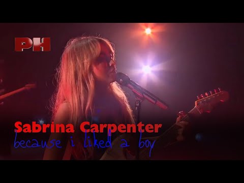 Sabrina Carpenter - because i liked a boy (Live on The Late Late Show/2022)