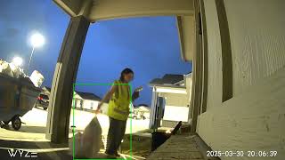 Valet living- hanging outside of my front door