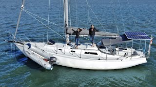 BOAT TOUR: On Deck, Before and After our 5 YEAR REFIT — Sailing Uma [Step 220]