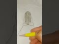 backside girl drawing