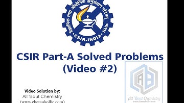 CSIR Part A Solved Question Video 2
