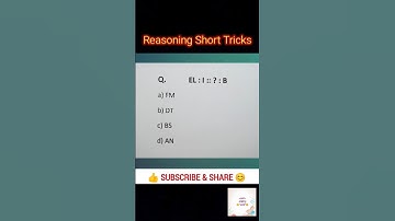 Reasoning Short Tricks| Reasoning Classes for SSC GD| #ssc #rrb #allexam #shorts #simpleeasy55m #mts