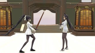 Takao And Atago Sparring Azur Lane Trailer