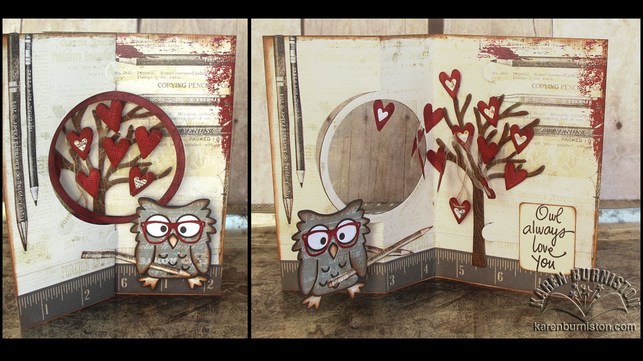 Pop it Ups Spiral Circle Pull Card die - Designer Challenge Card Aug 2014