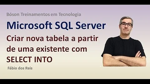 Does select Create a table?