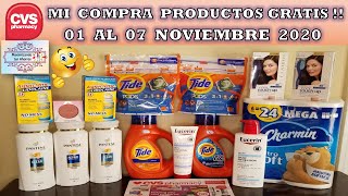 CVS🔥 PRODUCTOS GRATIS 🔥 ➕Tide, Charmin y más👉 Mi Compra 11\/1\/20 al 11\/7\/20