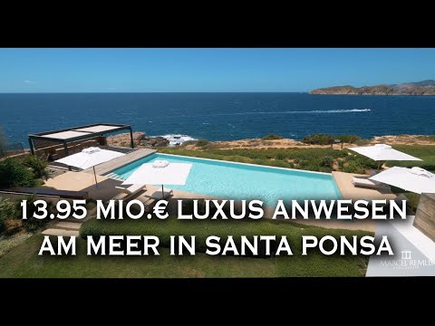 Video: Luxuriöse Villa am Strand Frankie mit Infinity-Pool