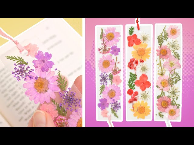 Dried Flower Bookmarks