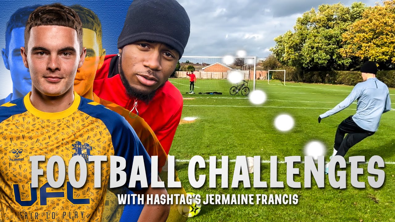 FOOTBALL CHALLENGES ! (ft. Hashtag's Jermaine Francis) YouTube