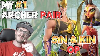KINNARA & SYNDRION! #1 ARCHER IN MY EYES! AND HERES WHY! Call of Dragons Archer Pairing Discussion!