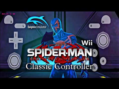 Spider-Man Shattered Dimensions Wii Gameplay | Classic Controller Setup | Dolphin Emulator Android