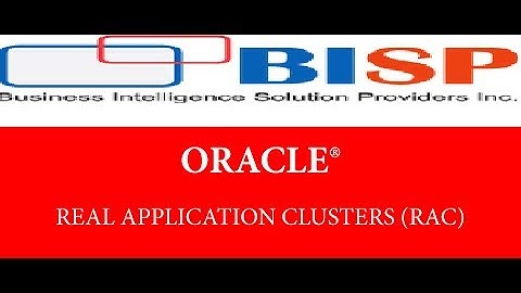 An Introduction To Oracle Real Application Cluster RAC
