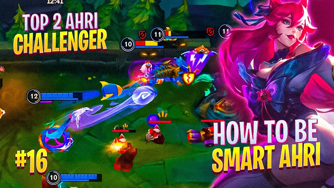 HOW TO BE SMART AHRI #16| Full Gameplay Ahri Wild Rift | Top Ahri Wild ...
