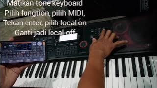 sambung keyboard Casio ke ORG 2022 VIP