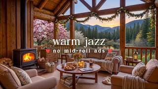 Download Lagu 🌷 Warm Spring Jazz (NO MID-ROLL ADS) – Cozy Piano Ambience for Relaxation \u0026 Focus MP3