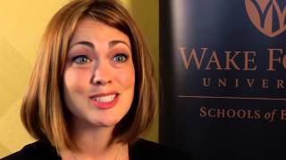 Anna Birkholz discusses benefits of the MSA program in the Wake Forest Schools of Business