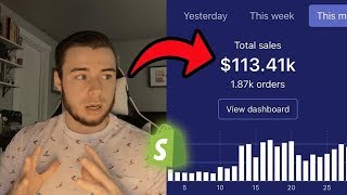How My Student Made $113,412 in 1 Month | Shopify Success Story