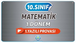 10.SINIF 1.DÖNEM 1.YAZILI SORULARI | 10.SINIF MATEMATİK MatBook | Rehber Matematik