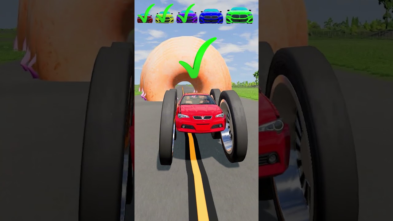 Flatbed Truck McQueen | Transportation with Truck - Pothole vs Car | BeamNG.Drive Gameplay