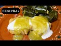 HAZ PROBADO LAS AUTÉNTICAS CORUNDAS MICHOACANAS / TAMALITOS EN HOJA DE MILPA CON SU SALSA