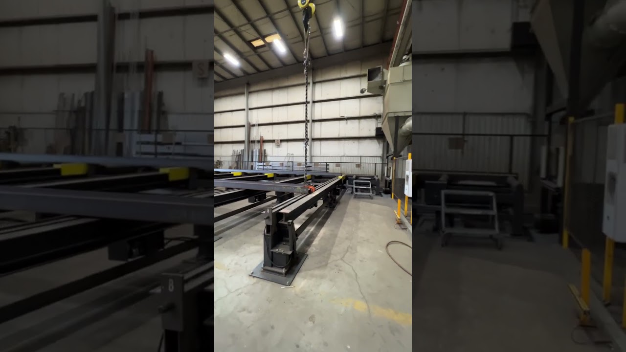 Wheelabrator RB1500H D-4/18.5 Roto-Jet Roller Conveyor Shot Blast Machine with Material Handling