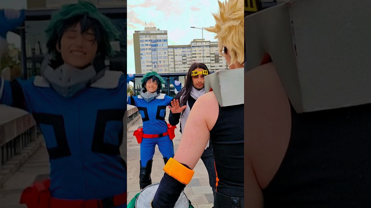 Te salvaste esta vez, Brócoli...😤 #mha #bakudeku #cosplay