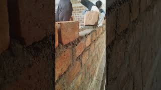 brick work👍 store room #brickwall #brickwork #construction #shorts