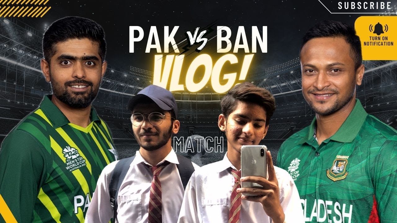 Pak Vs Ban | Live react | College boys vlog #collegeboysvlog