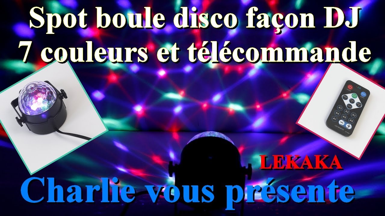 1 Boule Disco Lumineuse, Illuminez Votre Fête Avec Des Lumières DJ