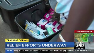 Local relief efforts underway for Bahamas