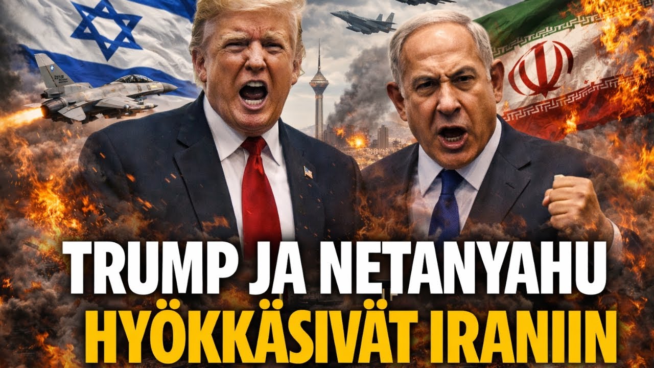 TOSI TV LIVE: Trump ja Netanyahu hyökkäsivät Iraniin.