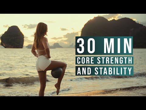 30 MIN CORE STRENGTH & STABILITY PILATES WORKOUT | At Home Pilates