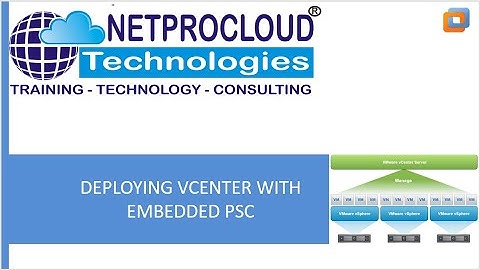 vCenter with Embedded PSC  Installation[Step-by-Step]