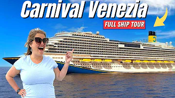 Carnival Venezia FULL Ship Tour! Carnival's NEWEST Ship!