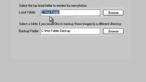 Hot Folder Camera Setup in Darkroom