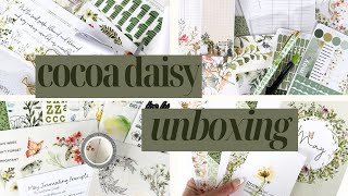 Cocoa Daisy Unboxing | From The Garden Kits | Stickers Stamps | Traveler's Notebook | Planner