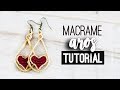 Aros San Valentin » ♥️ tutorial | como hacer aros de hilo | diy ● Earrings #146