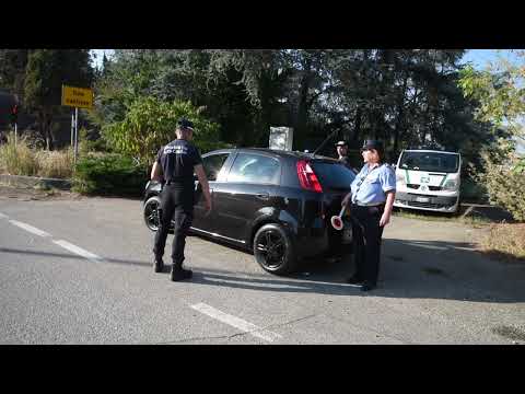 Video Vigevano: i controlli (anche con alcoltest) della polizia locale nel fine settimana di Ferragosto